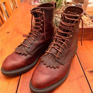 Vintage RARE Red Wing Men's Leather Lace-Up Boots